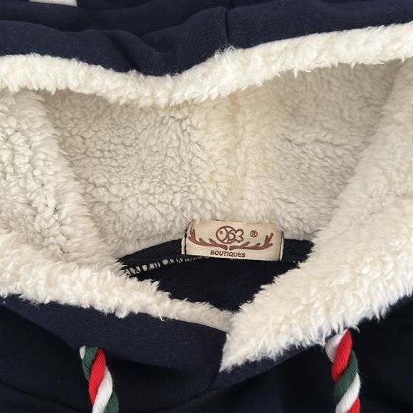 Japanese Style Mori Girl Sherpa Lined Hooded Rabbit Cape Cloak - Picture 5 of 9